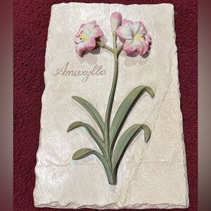 Floral Amaryllis Wall Art Decor